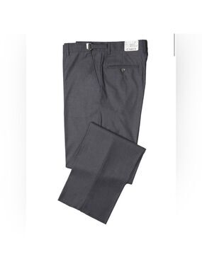 Dark Grey Tuxedo Pants Charcoal Steel Gray Cardi International 36 37 38 Regular